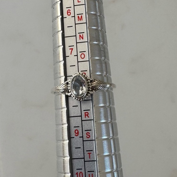 NWOT Sundance Seaview Garden Ring, Sky Blue Topaz, Sterling Silver - Picture 8 of 8